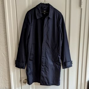 H&M navy trenchcoat